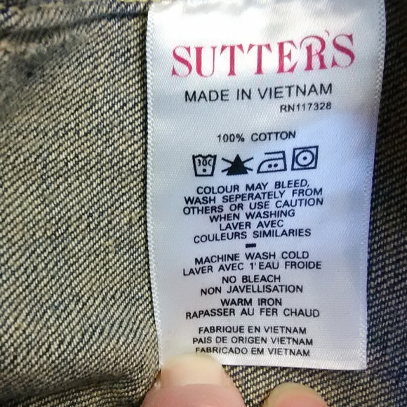 Sutter's Jean jacket size s - Picture 6 of 7